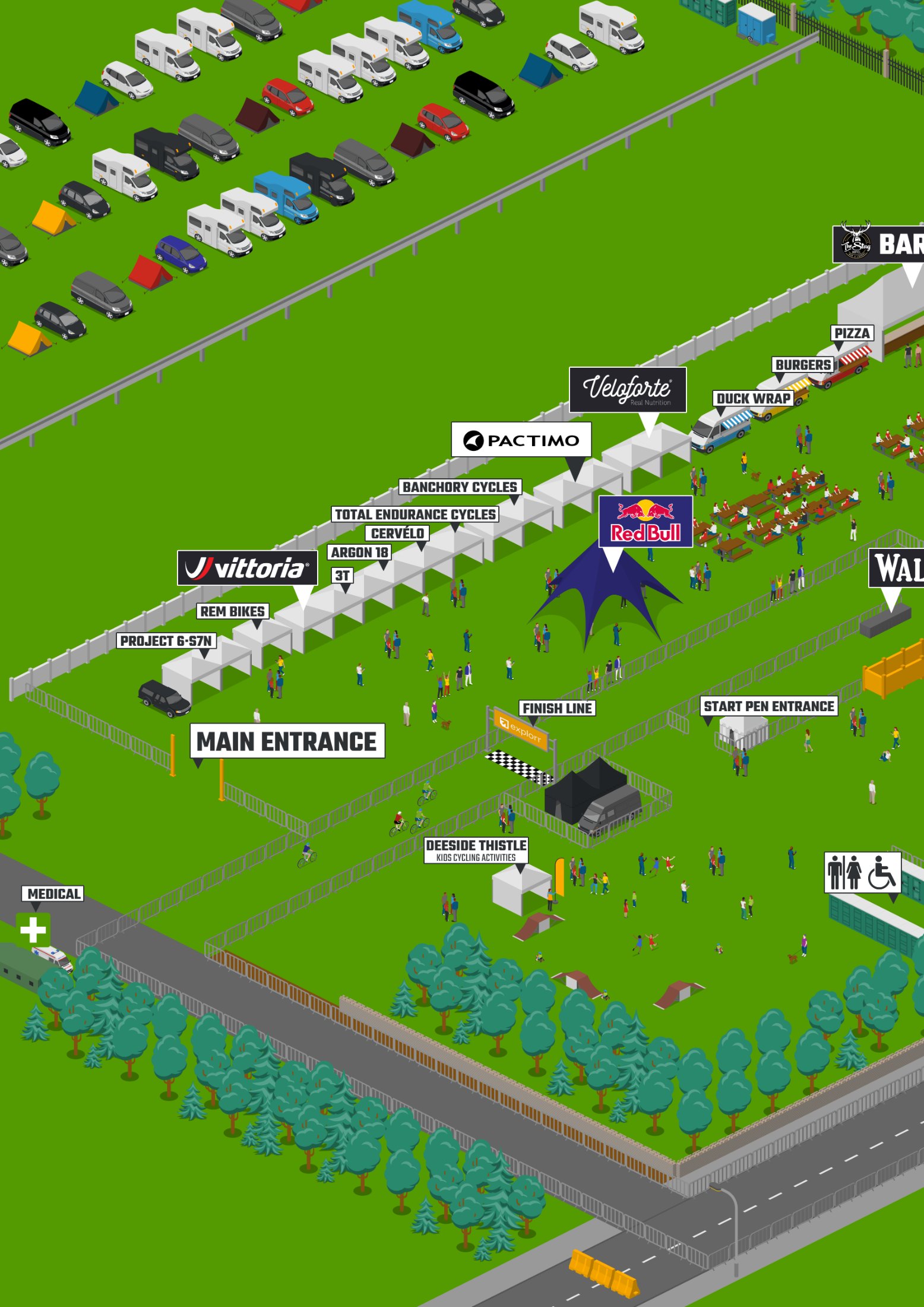 Festival Village map, page one